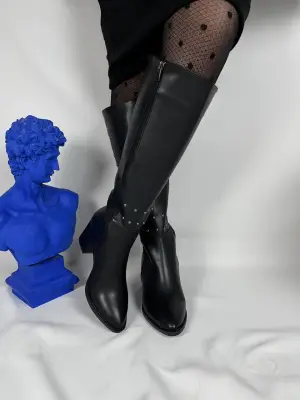 Modern Cilt Troklu Kadın Çizme