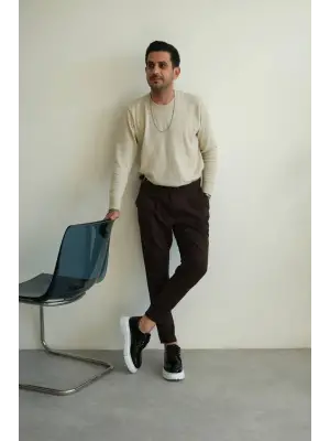 Modern Siyah Rugan Erkek Ayakkabı