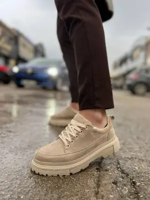 BR-702 Benorra Bej Süet Günlük Erkek Ayakkabı