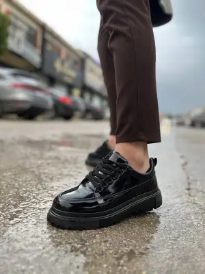 BR-702 Benorra Kömür Rugan Günlük Erkek Ayakkabı