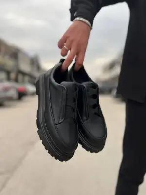 Enerjik Cilt Lastikli Erkek Ayakkabı