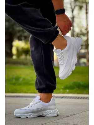 Havalı Yüksek Taban Bağcıklı Erkek Ayakkabı