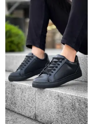 Omarı Siyah Tabanlı Günlük Erkek Ayakkabı
