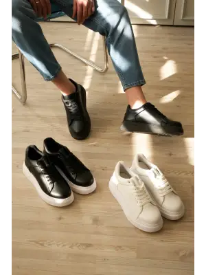 BR-B2 Benorra Kömür Cilt Günlük Erkek Ayakkabı