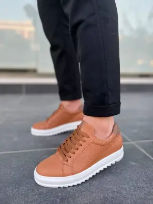 BR-D2 Benorra Taba Deri Günlük Erkek Ayakkabı