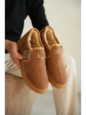 BR-K1 Benorra Taba Kürklü Günlük Erkek Ayakkabı