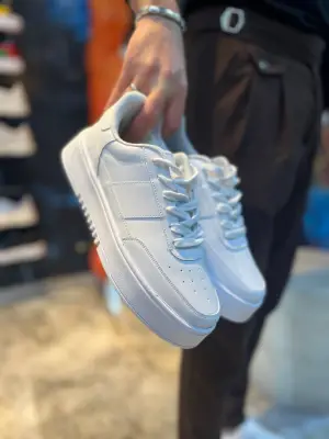 Trend Beyaz Cilt Erkek Ayakkabı