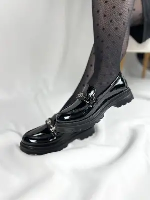 Kömür Rugan Günlük Kadın Babet