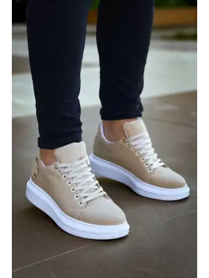 Modern Bej Günlük Erkek Ayakkabı