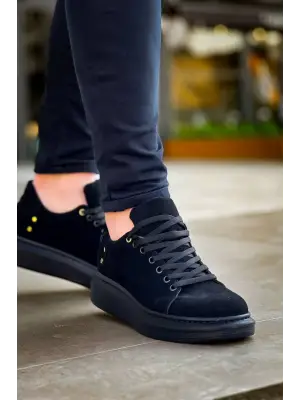 Omarı Günlük Kullanıma Uygun Kömür Süet Erkek Ayakkabı