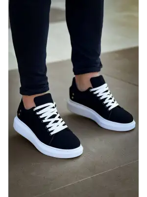 Siyah Süet Günlük Erkek Ayakkabı