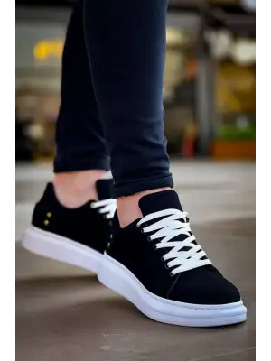 Omarı Siyah Günlük Süet Erkek Ayakkabı