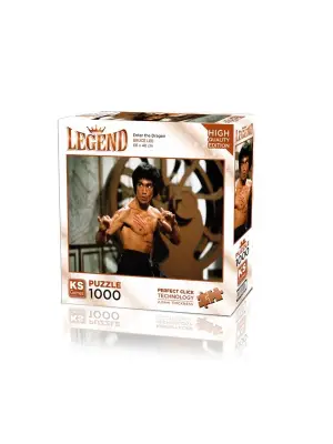 Omarı Efsanevi Bruce Lee Temalı Parça Puzzle