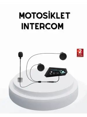 Bt22 Kablosuz Kask Kulaklığı – Bluetooth 5.0, Intercom, Su Geçirmez Ve Uzun Ömürlü Batarya