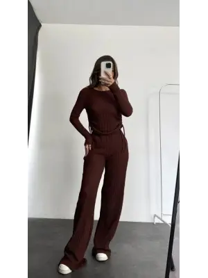 Bubble alt üst takım kahve pt510446