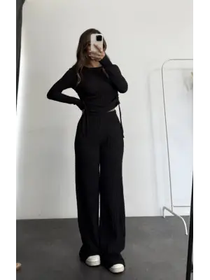 Bubble alt üst takım siyah pt510446