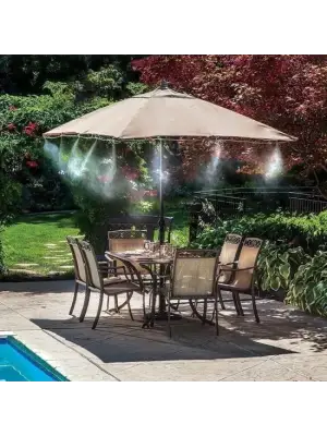 BUFFER® 10 Metre Kendin Yap Balkon Veranda Çardak Kamelya Sulama Serinletme ve Nemlendirme Sistemi