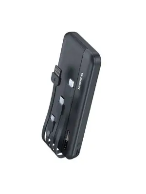 BUFFER® 10000 mAh Micro Type-C USB Lightning 4 Kablolu Hızlı Kablosuz Şarj Powerbank