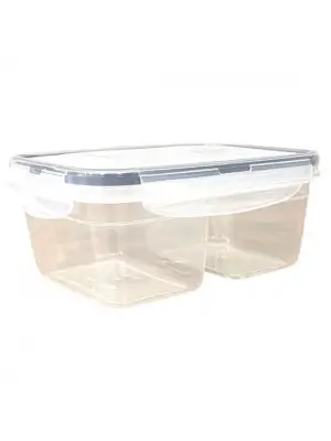 Omarı Güçlü ve Pratik 2 Bölmeli Erzak Saklama Kabı