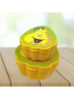 Omarı İç İçe Geçebilen Armut Model Saklama Kabı Seti