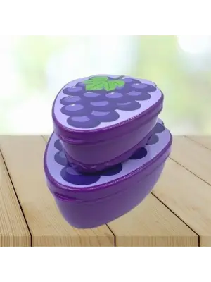 Omarı İç İçe Geçebilen Üzüm Model Saklama Kabı Seti