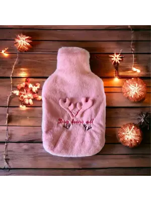 Omarı Yumuşak Peluş Kılıfıyla 2 Litre Sıcak Su Torbası