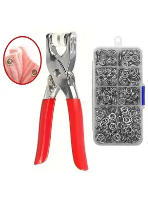 Omarı Paslanmaz Çelik Çıtçıt ve Pense Seti