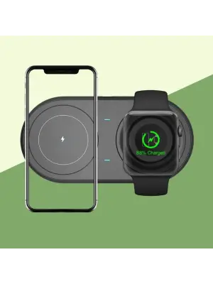 Omarı 2si 1 Arada Kablosuz Hızlı Şarj Aparatı