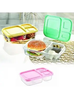 Omarı Pratik 3 Bölmeli Gıda Saklama Kabı