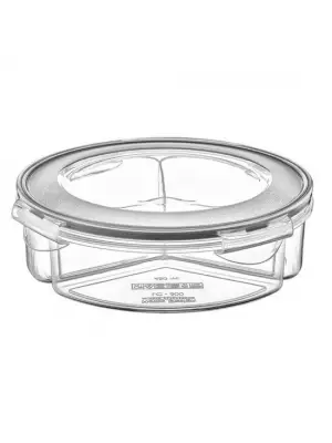 Omarı 3 Bölmeli Sızdırmaz Contalı Erzak Saklama Kabı