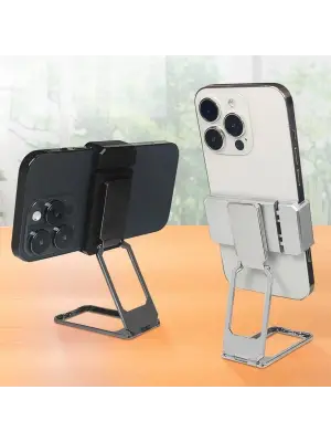 Omarı Derece Döner Metal Telefon Standı Braket