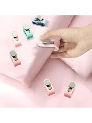 Omarı Yorgan Çarşaf ve Perde Tutucu Sabitleyici Klips