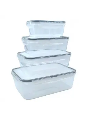 Omarı Pratik ve Sızdırmaz Kapaklı Erzak Saklama Seti