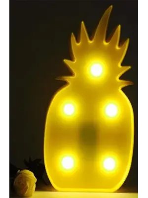 Omarı Ananas Şeklinde LED Gece Lambası