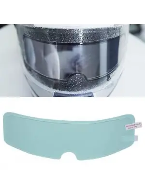 BUFFER® Buğu Önleyici Motosiklet Kaskı Vizörü Su Geçirmez Dayanıklı Çizik Koruma Lens Filmi