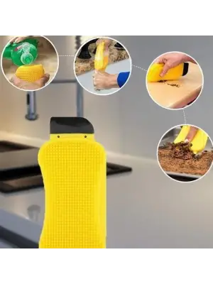 Omarı Çok Fonksiyonlu Pratik Bulaşık Fırçası