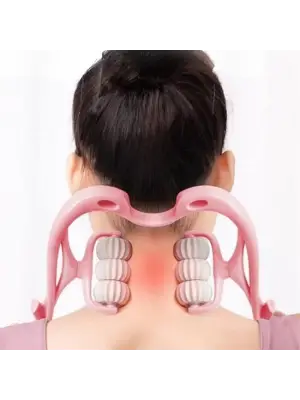 Omarı Altı Tekerlekli Fonksiyonlu Boyun Masaj Aleti