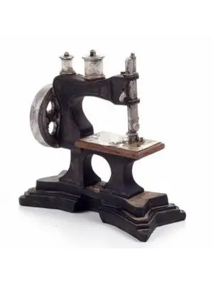 Omarı Vintage Tarzı Dekoratif Dikiş Makinesi Biblosu