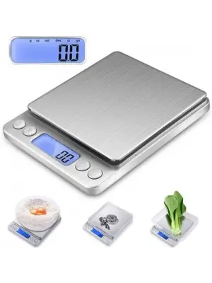 Omarı Dijital Hassas Mutfak Terazisi Gr/01 Gr Hassasiyet