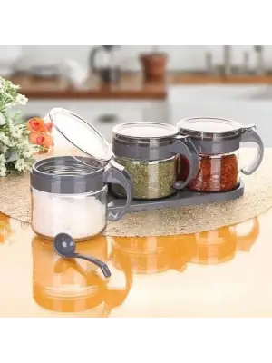 Omarı Pratik Kapaklı Baharatlık Takımı