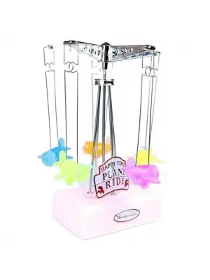 Omarı Hareketli Uçaklı Kurmalı Hediyelik Müzik Kutusu