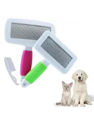 Omarı Evcil Hayvanlar için Telli Küçük Boy Tüy Bakım Seti ve Fırça