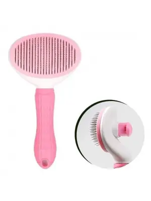 Omarı Evcil Hayvanlar İçin Kendini Temizleyebilen Tüy Toplayıcı Taraç Pembe