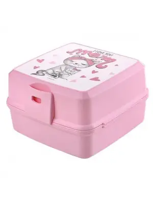 Omarı Pratik ve Renkli Beslenme Kutusu 4 Bölmeli Çocuk İçin