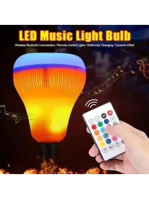 Omarı Bluetooth Kumandalı Hoparlör Ampul LD-37