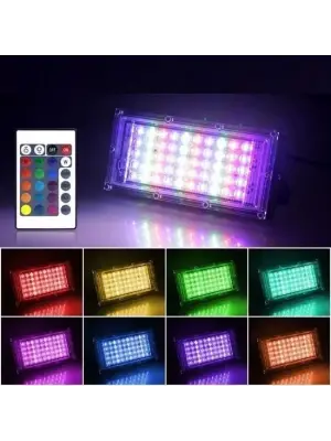 Omarı Renkli RGB Led Panel Işık - Dış Cephe Aydınlatması