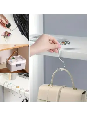 Omarı Pratik Masaya Takılabilir Çanta Askısı - Metal Çanta Kanca
