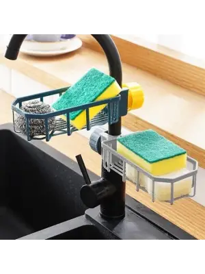 Omarı Su Sıçramalarına Son Veren Mutfak Düzenleyici Sünger Sabun Tutucu