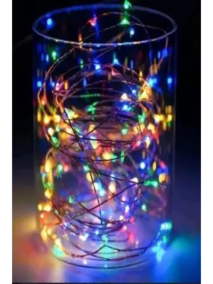 Omarı RGB Pilli Peri Led Işık 3 Metre - Dekoratif Gaming Aydınlatma