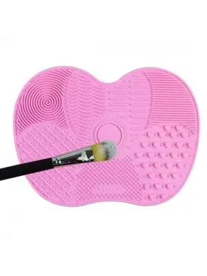 Omarı Pratik Kolay Makyaj Fırçası Temizleme Matı